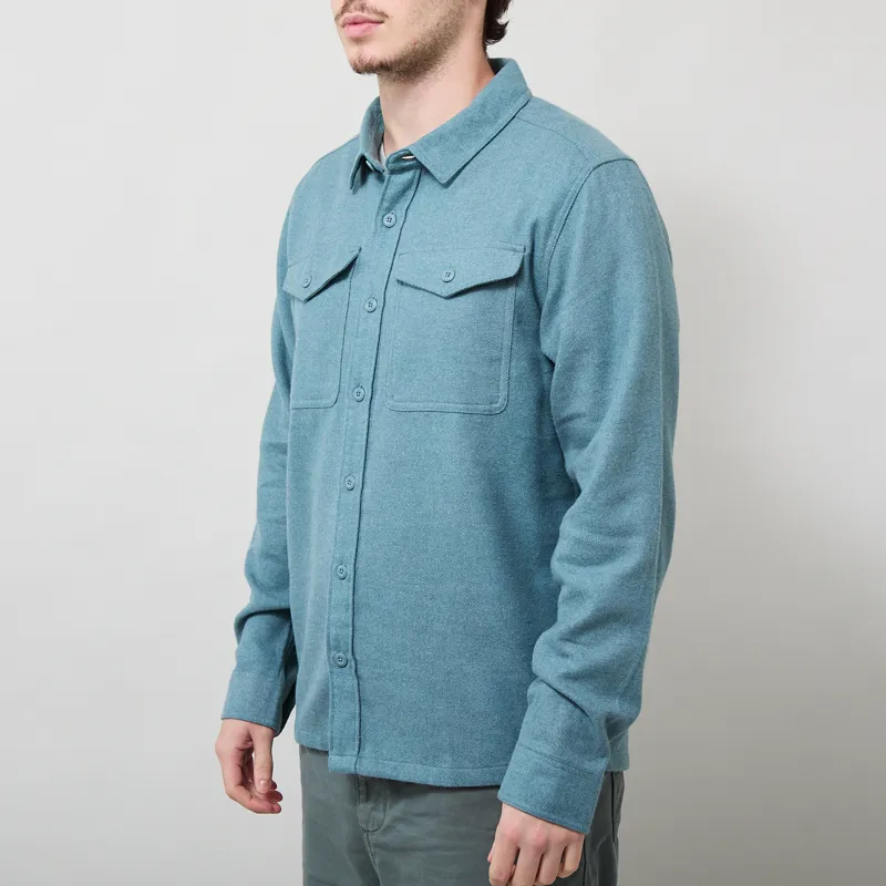 Patagonia Fjord Flannel Shirt Whole Weave Blue Sage-1