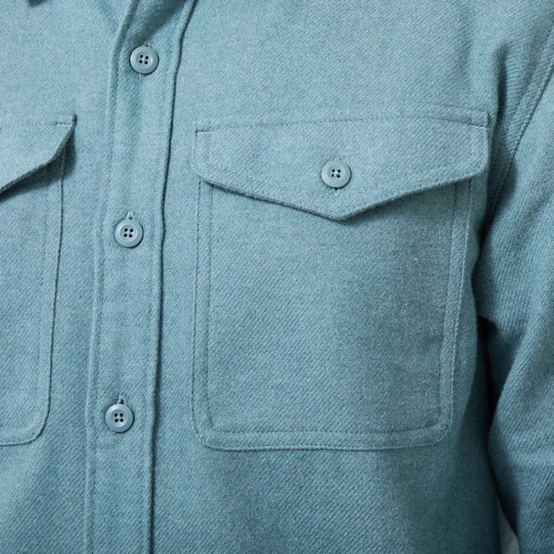 Patagonia Fjord Flannel Shirt Whole Weave Blue Sage-4