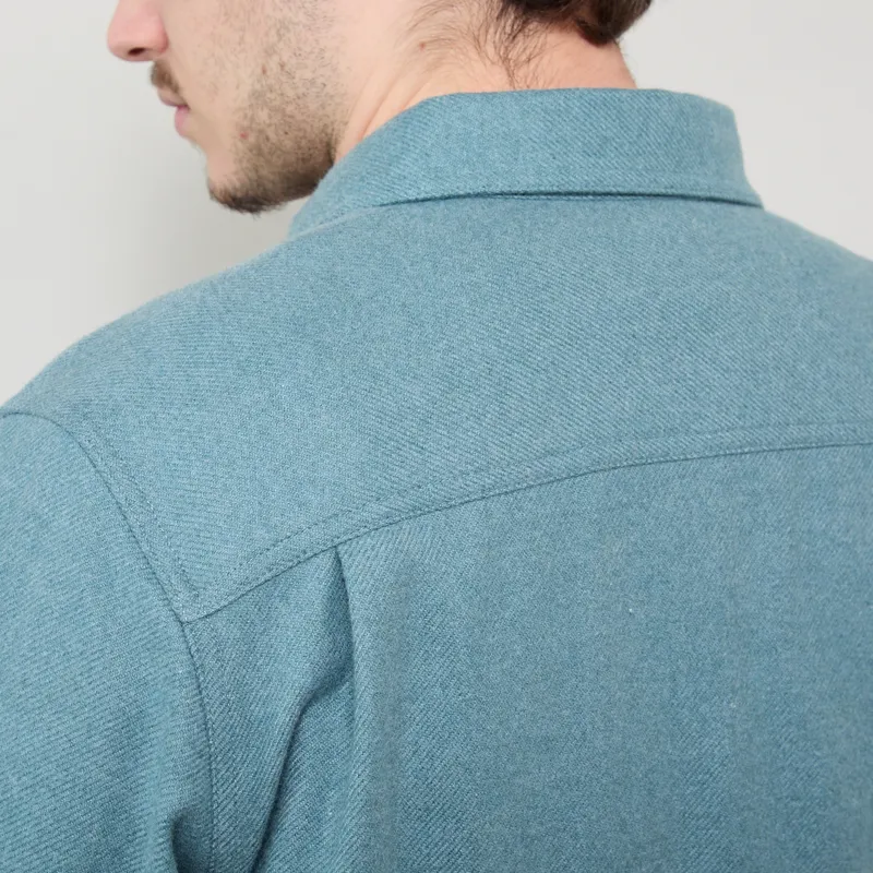 Patagonia Fjord Flannel Shirt Whole Weave Blue Sage-7