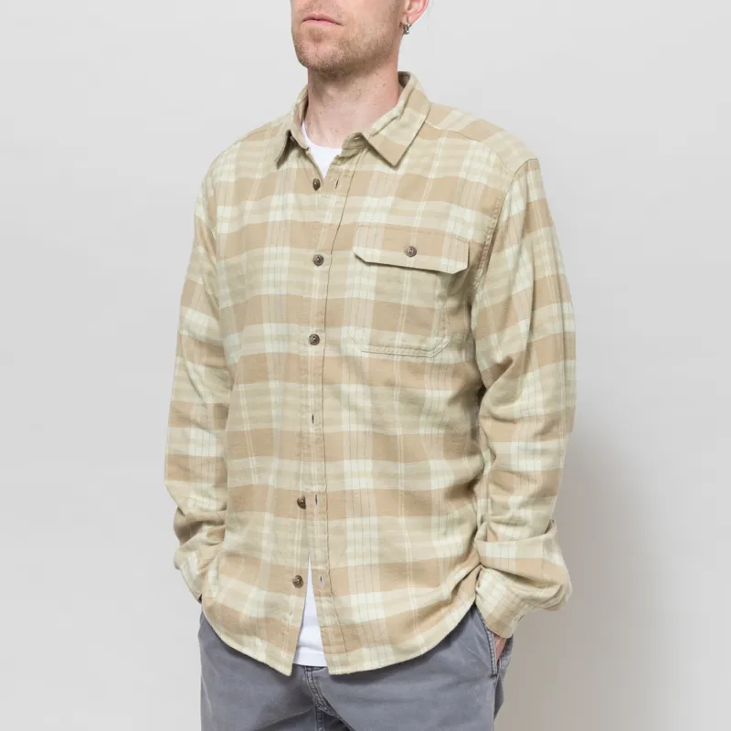 Patagonia Lightweight Fjord Flannel Shirt Builder Weathered Stone-1