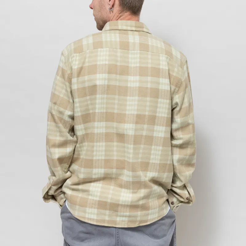 Patagonia Lightweight Fjord Flannel Shirt Builder Weathered Stone-2