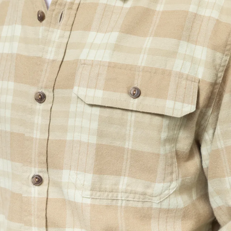 Patagonia Lightweight Fjord Flannel Shirt Builder Weathered Stone-4