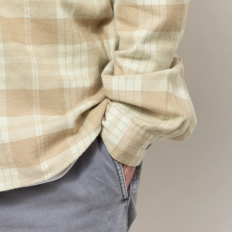 Patagonia Lightweight Fjord Flannel Shirt Builder Weathered Stone-6