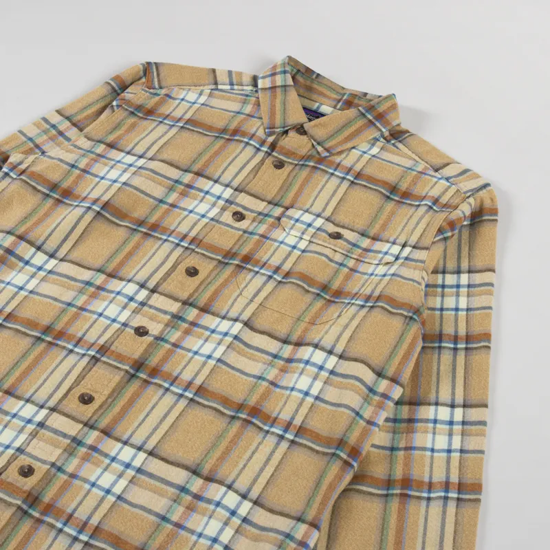 Patagonia Lightweight Fjord Flannel Shirt Daydream Beeswax Tax-2