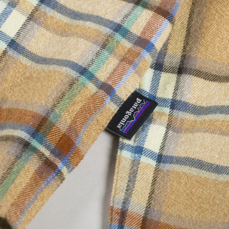 Patagonia Lightweight Fjord Flannel Shirt Daydream Beeswax Tax-7