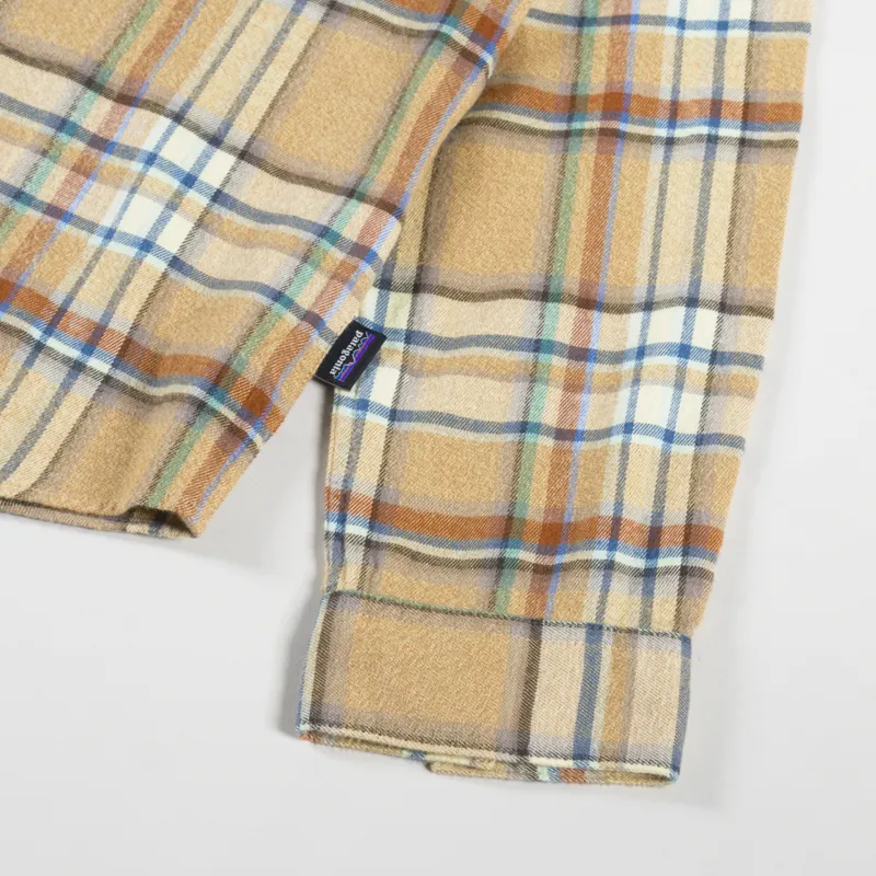 Patagonia Lightweight Fjord Flannel Shirt Daydream Beeswax Tax-8