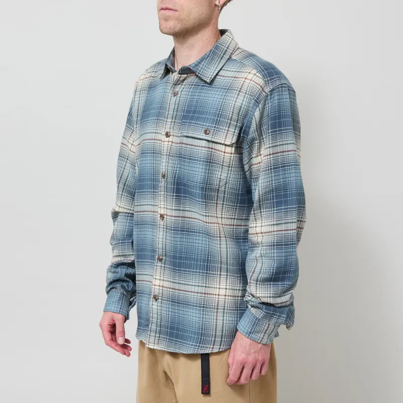 Patagonia Lightweight Fjord Flannel Shirt Melting Ombre Summit Blue-1