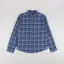 Patagonia Cotton In Conversion Lightweight Fjord Flannel Shirt Nature Walk Smolder Blue