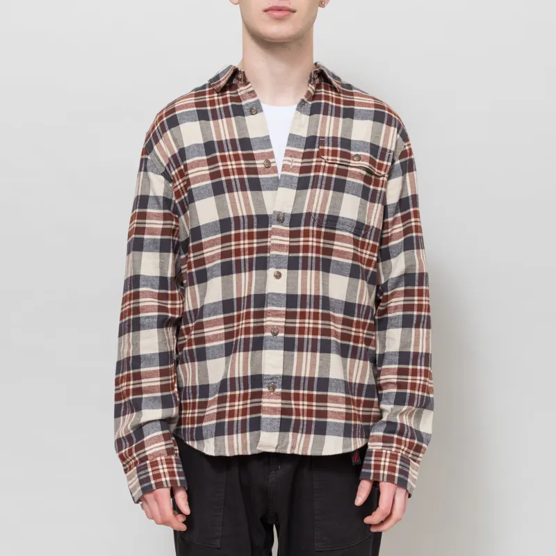 Patagonia Lightweight Fjord Flannel Shirt Paw Dried Vanilla