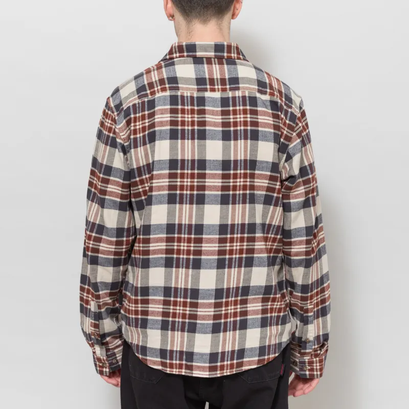 Patagonia Lightweight Fjord Flannel Shirt Paw Dried Vanilla-2
