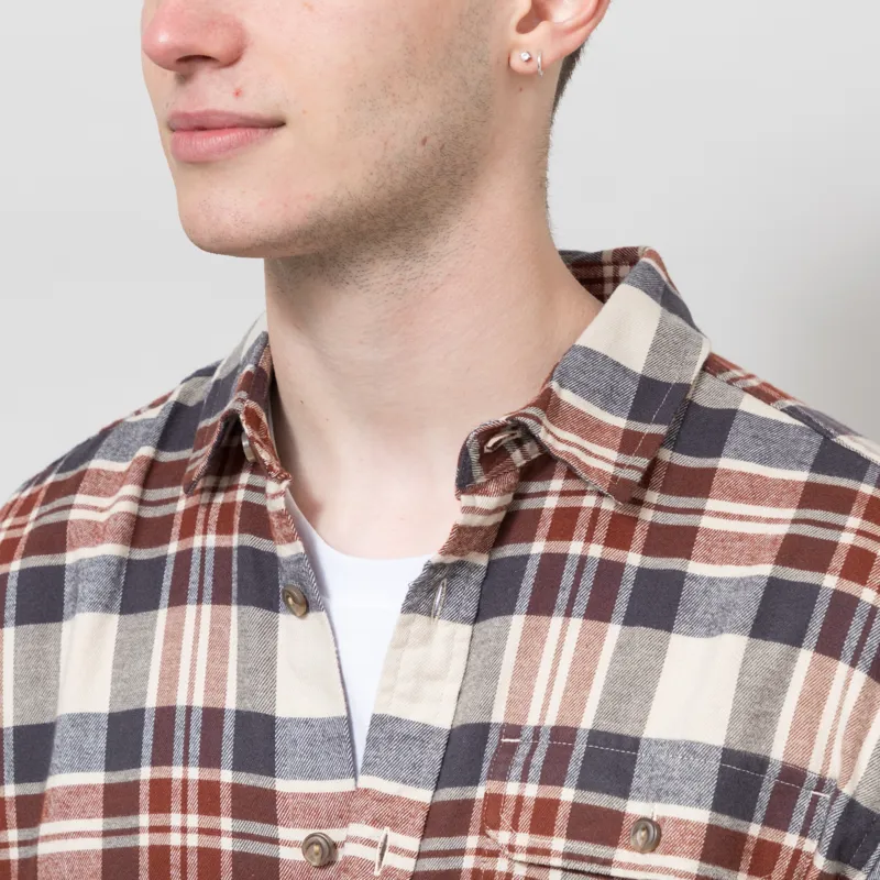 Patagonia Lightweight Fjord Flannel Shirt Paw Dried Vanilla-3