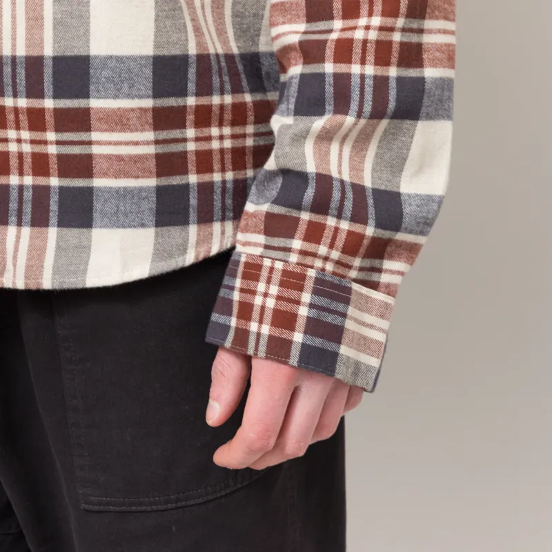 Patagonia Lightweight Fjord Flannel Shirt Paw Dried Vanilla-7