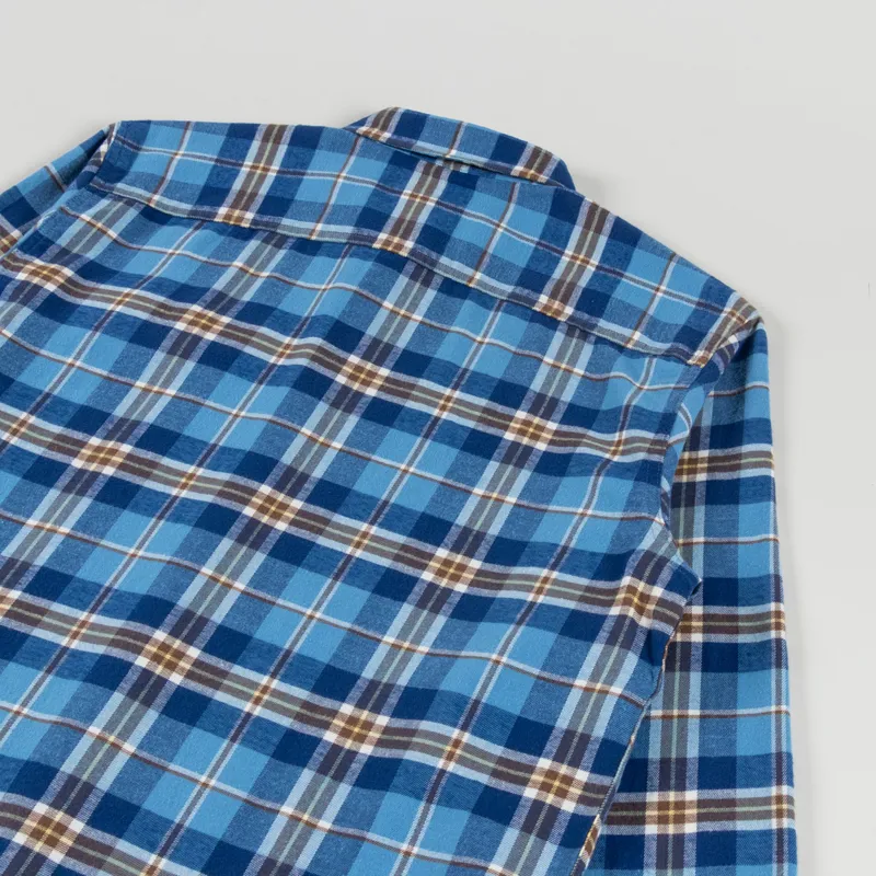 Patagonia Lightweight Fjord Flannel Shirt Prime Shore Blue-3