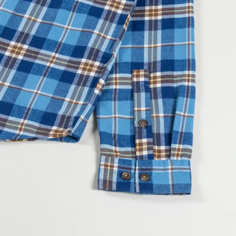 Patagonia Lightweight Fjord Flannel Shirt Prime Shore Blue-9