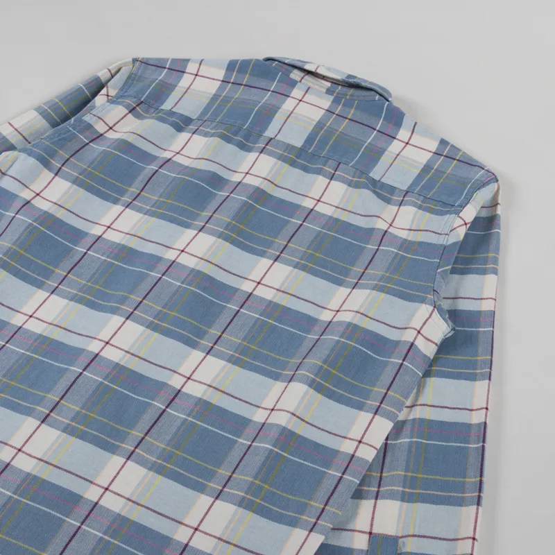 Patagonia Lightweight Fjord Flannel Shirt Raft Still Blue-3