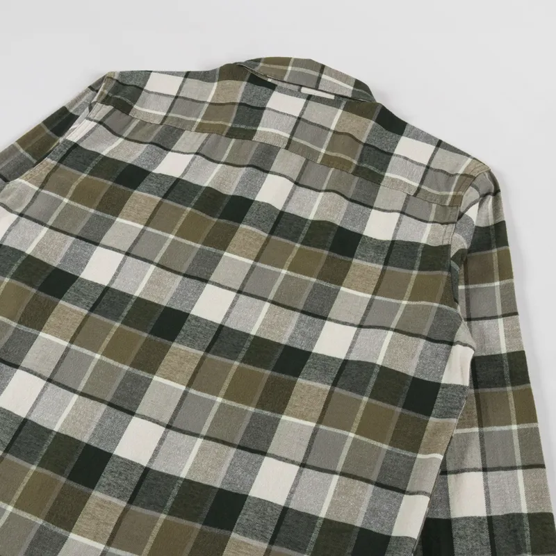 Patagonia Lightweight Fjord Flannel Shirt Rocky Old Growth Green-3