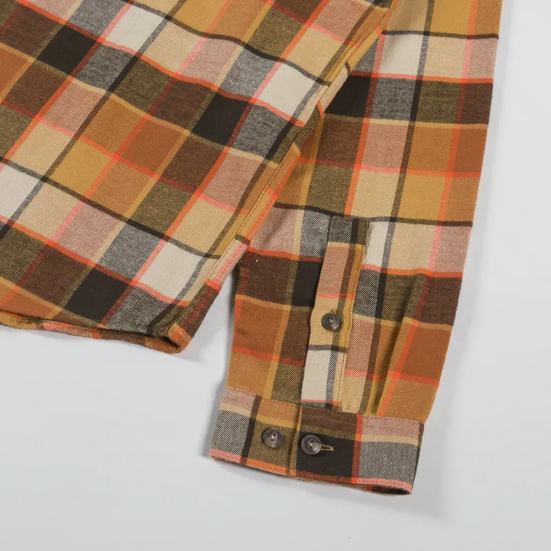Patagonia Lightweight Fjord Flannel Shirt Rocky Otter Brown-9