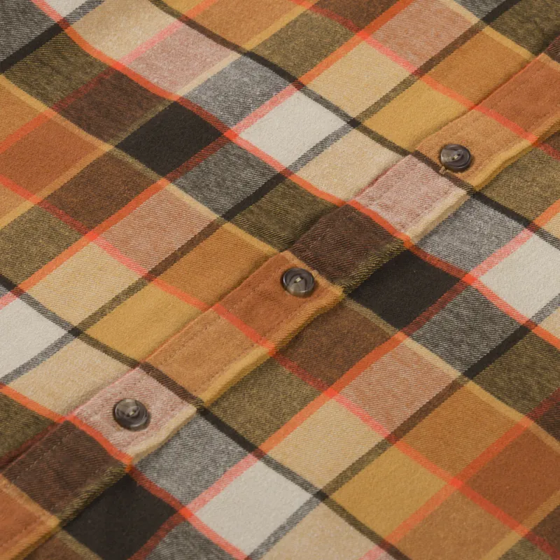 Patagonia Lightweight Fjord Flannel Shirt Rocky Otter Brown-6