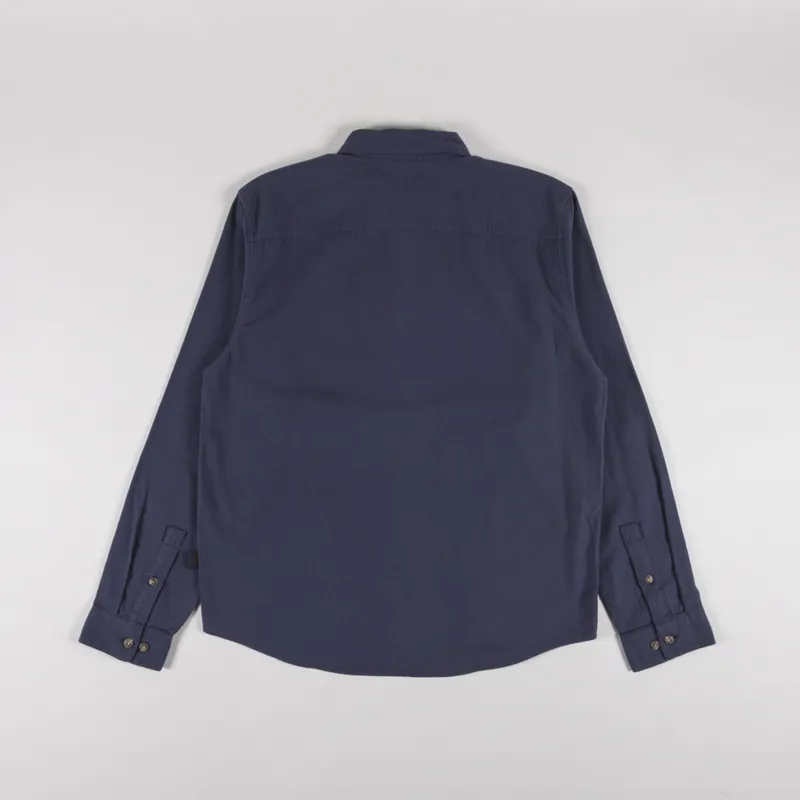 Patagonia Lightweight Fjord Flannel Shirt Smolder Blue-1