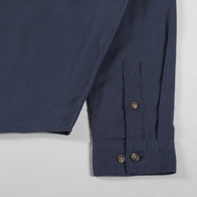 Patagonia Lightweight Fjord Flannel Shirt Smolder Blue-8