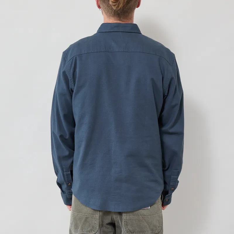 Patagonia Lightweight Fjord Flannel Shirt Summit Blue-2