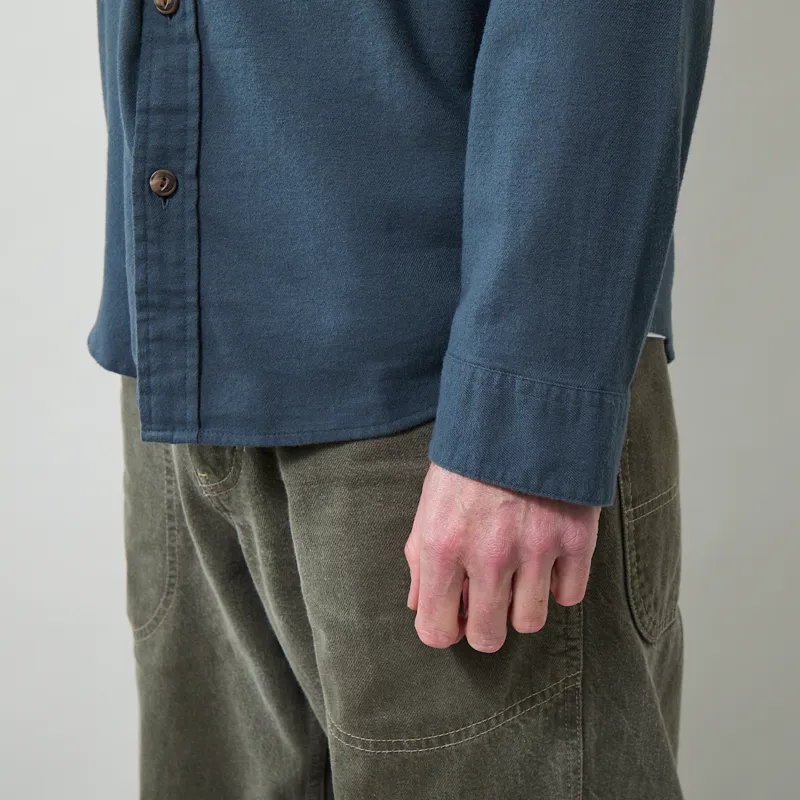 Patagonia Lightweight Fjord Flannel Shirt Summit Blue-6