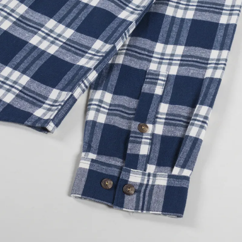Patagonia Lightweight Fjord Flannel Shirt Base Camp New Navy-8