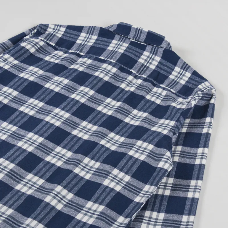 Patagonia Lightweight Fjord Flannel Shirt Base Camp New Navy-3