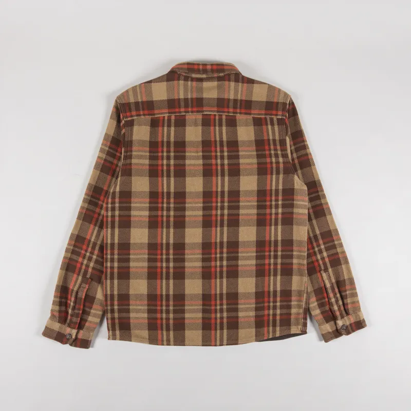 Patagonia Fjord Loft Shirt Forested Nest Brown-1