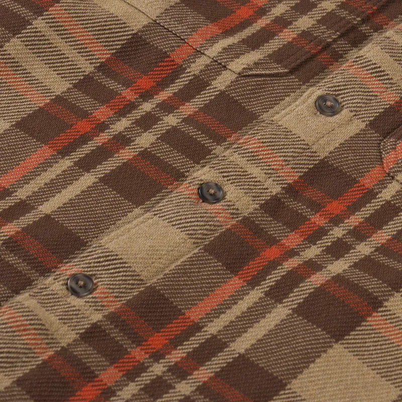Patagonia Fjord Loft Shirt Forested Nest Brown-6