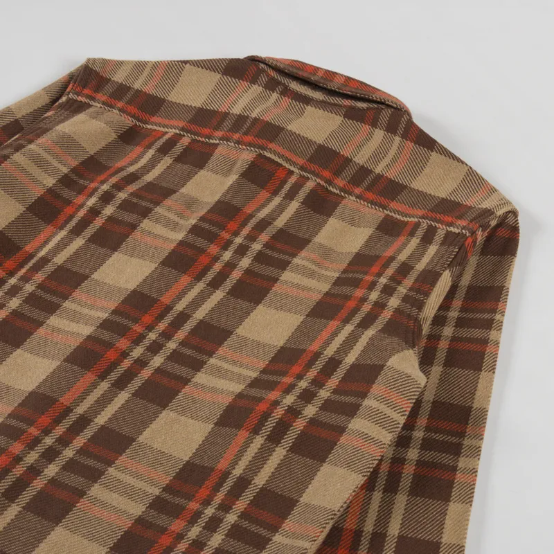 Patagonia Fjord Loft Shirt Forested Nest Brown-3