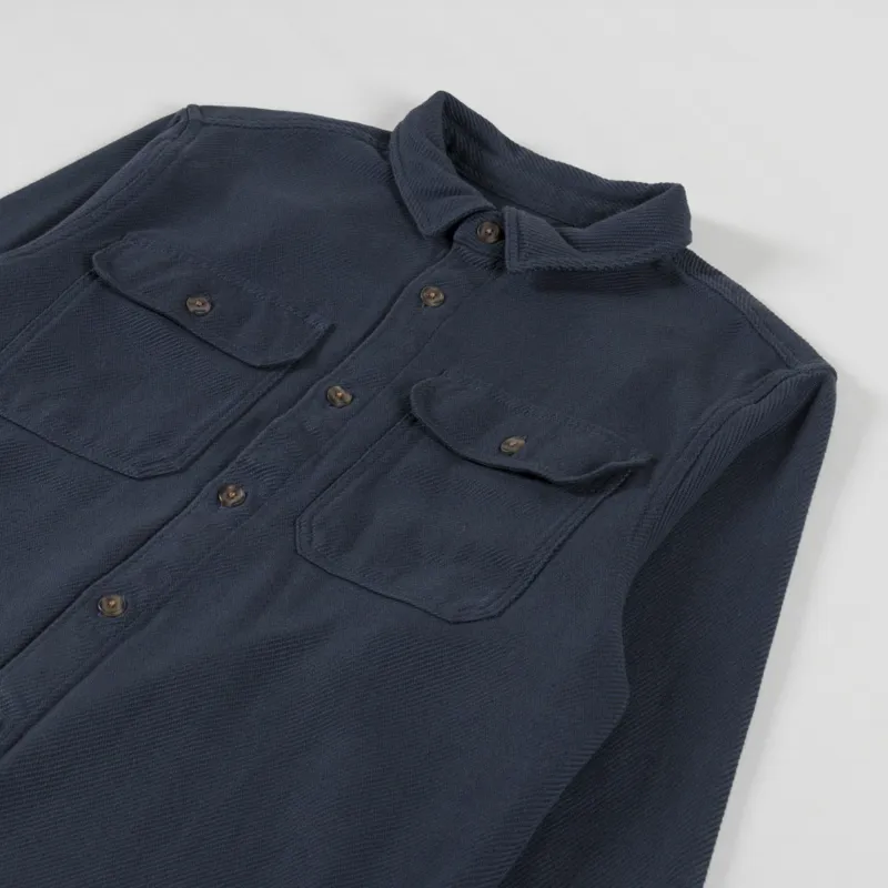 Patagonia Fjord Loft Shirt Smolder Blue-2
