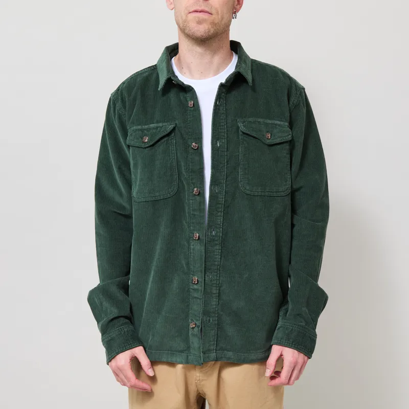 Patagonia Corduroy Shirt Canopy Green