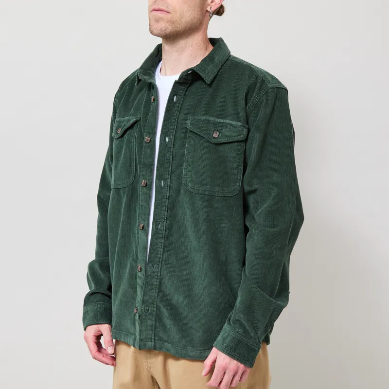 Patagonia Corduroy Shirt Canopy Green-1