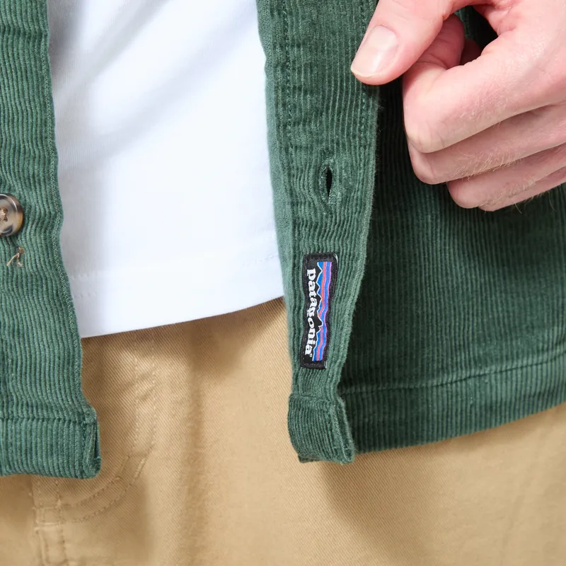 Patagonia Corduroy Shirt Canopy Green-8