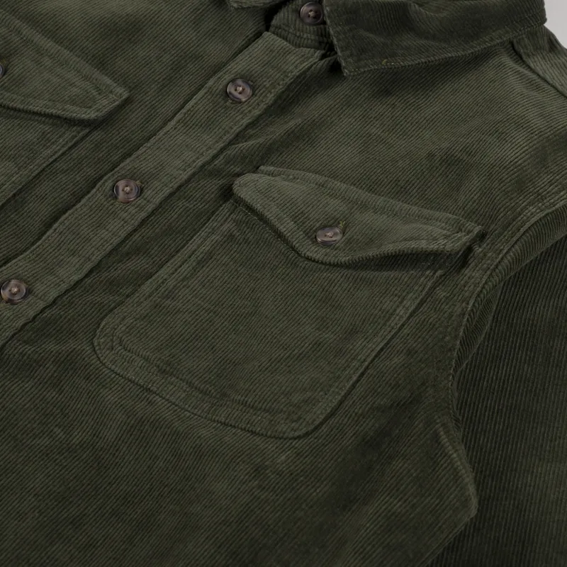 Patagonia Corduroy Shirt Pine Needle Green-5