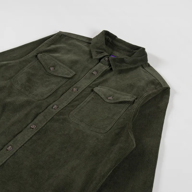 Patagonia Corduroy Shirt Pine Needle Green-3