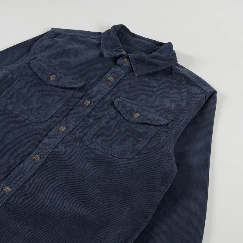 Patagonia Corduroy Shirt Smolder Blue-2