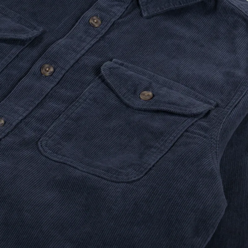 Patagonia Corduroy Shirt Smolder Blue-4