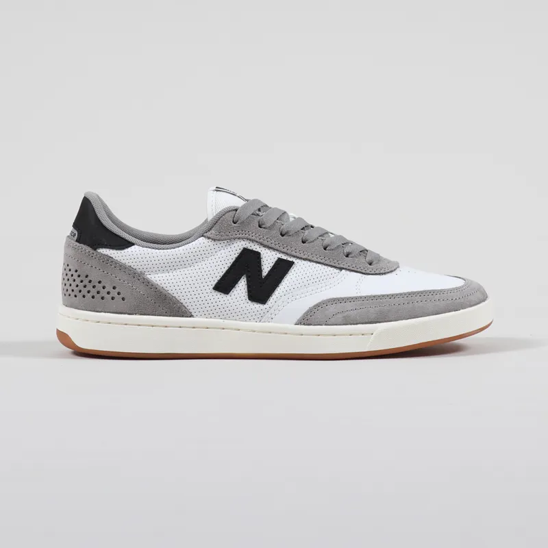 New Balance Numeric 440 Shoes Munsell White Grey-4