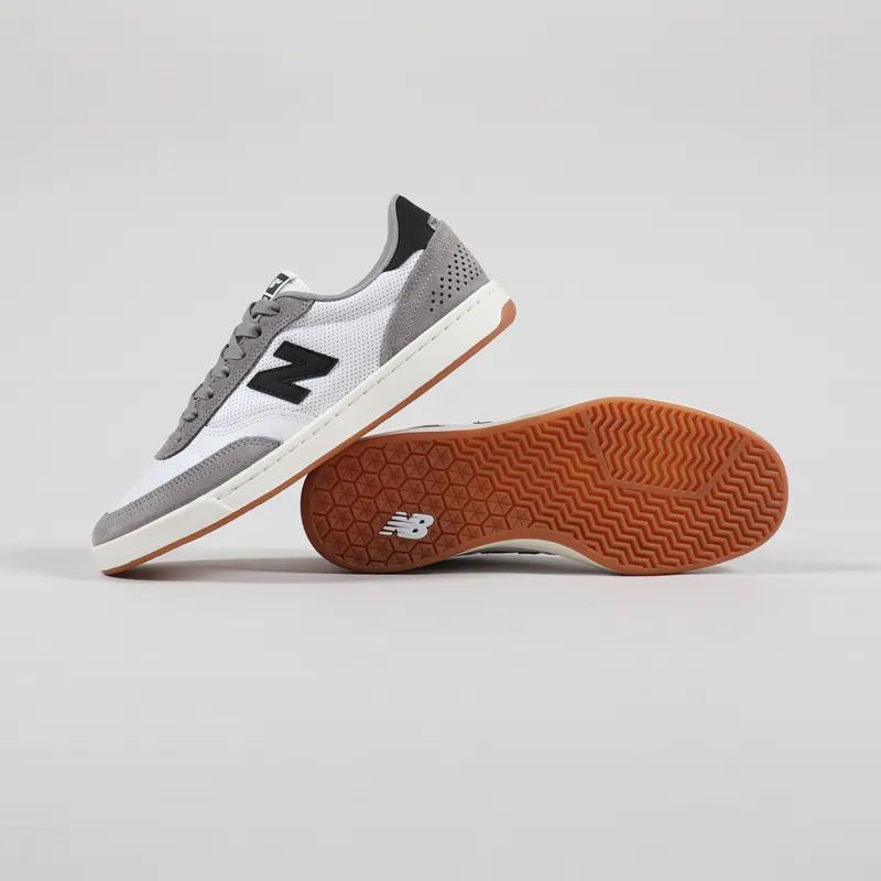 New Balance Numeric 440 Shoes Munsell White Grey-1