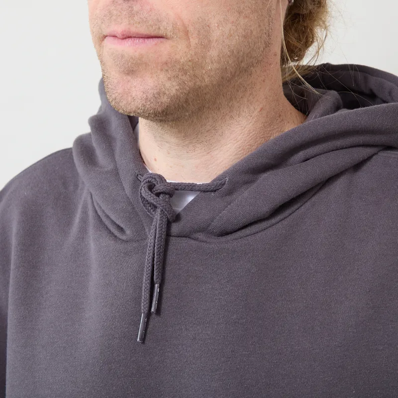 Snow Peak NSD Square Logo Hoodie Charcoal-3