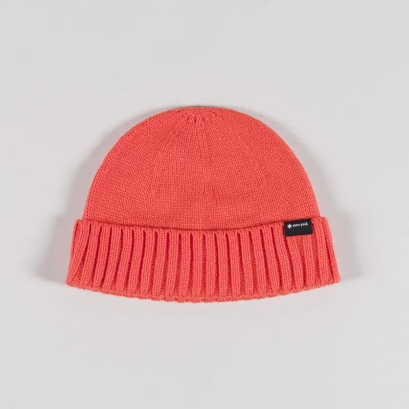 Snow Peak Knit Cap Orange