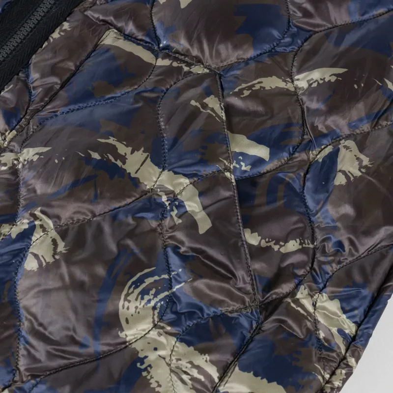 Taion Military V-Neck W-Zip Down Vest Paint Camo-6