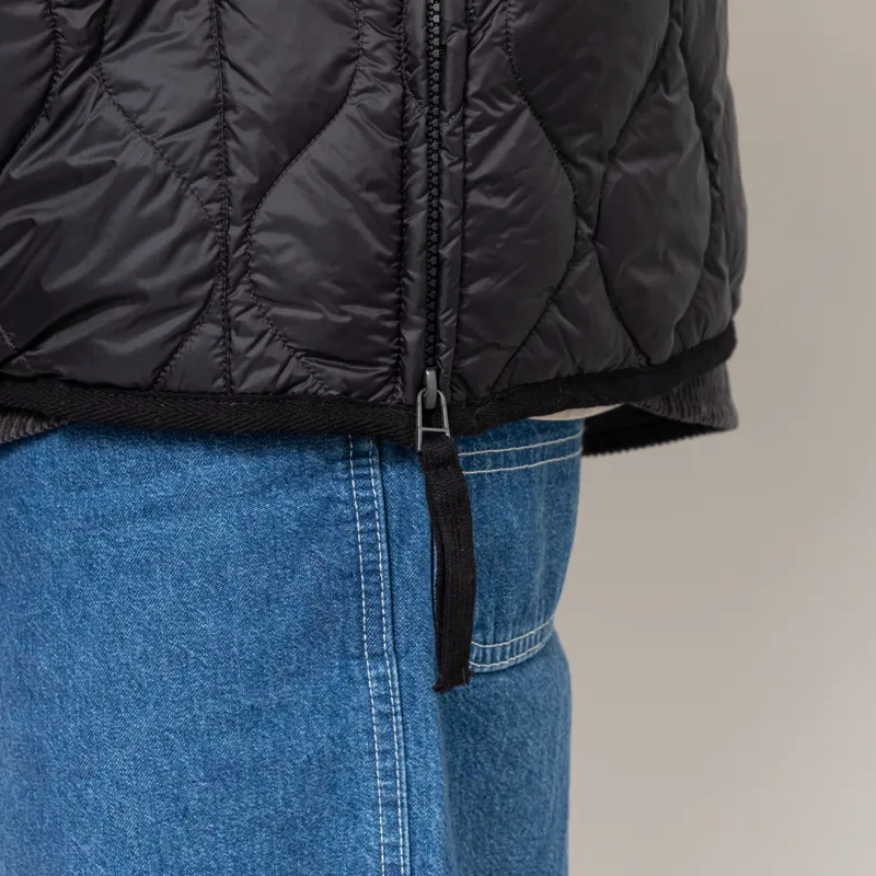 Taion Military V-Neck W-Zip Down Jacket Black-8