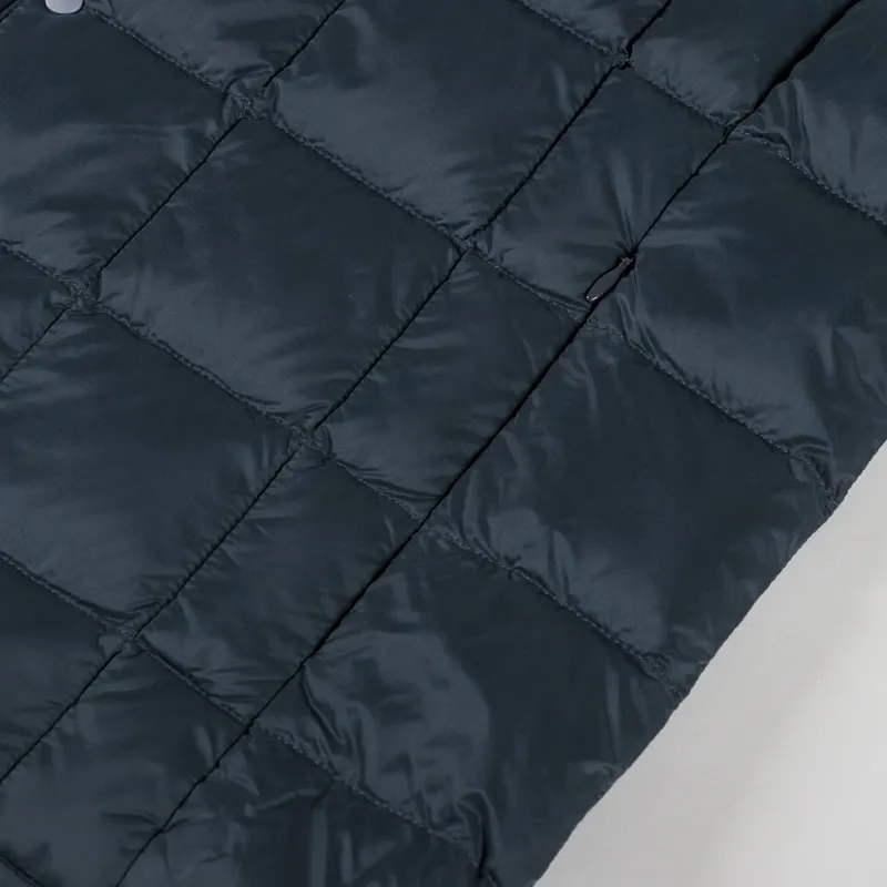 Taion Crew Neck Button Down Vest Charcoal-5