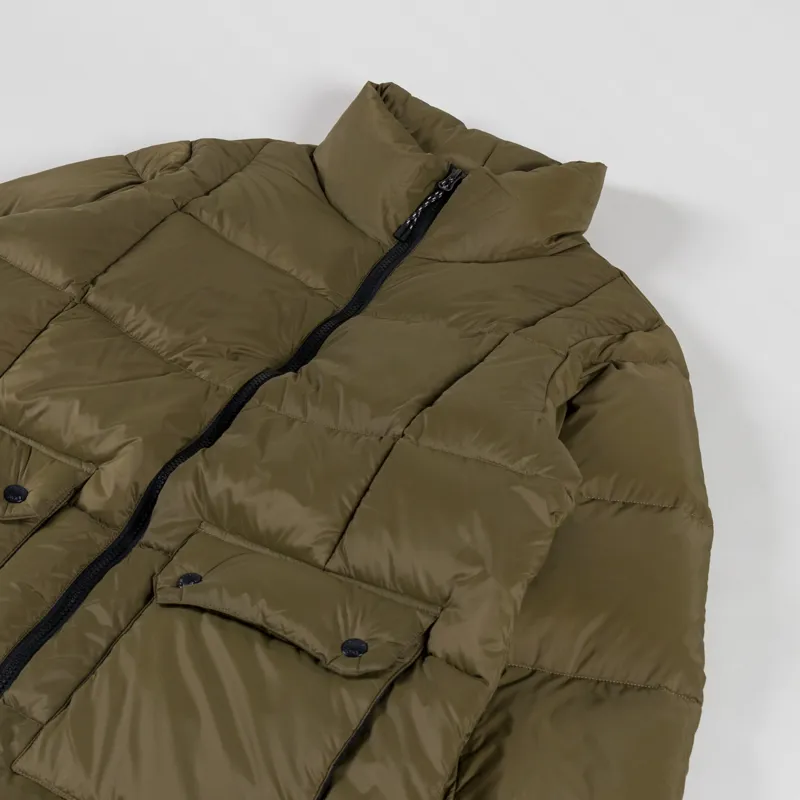 Taion Womens Mountain Packable Volume Down Coat Olive-3