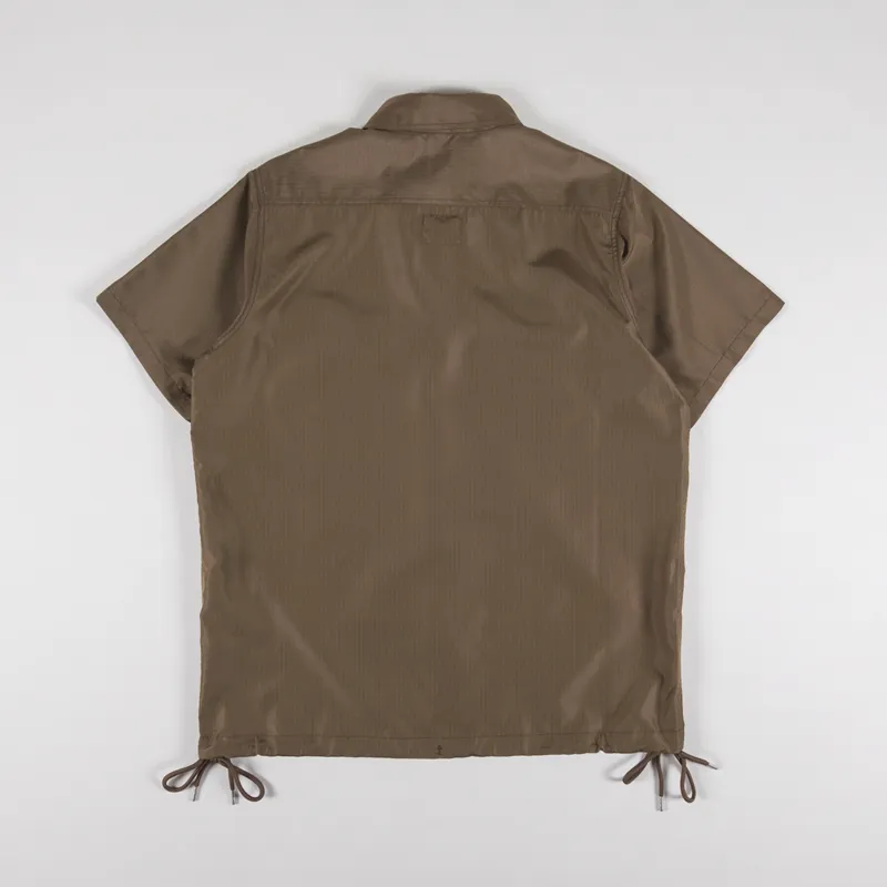 Taion Military Half Sleeve Shirt Brown-1