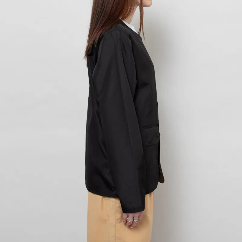 Taion Womens Reversible Military Cardigan Jacket Black-4