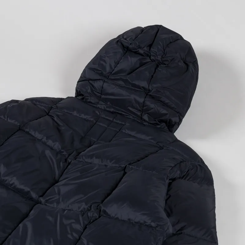 Taion Womens Mountain Packable Volume Hood Down Coat Black-5